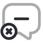 Message Remove SVG Icon